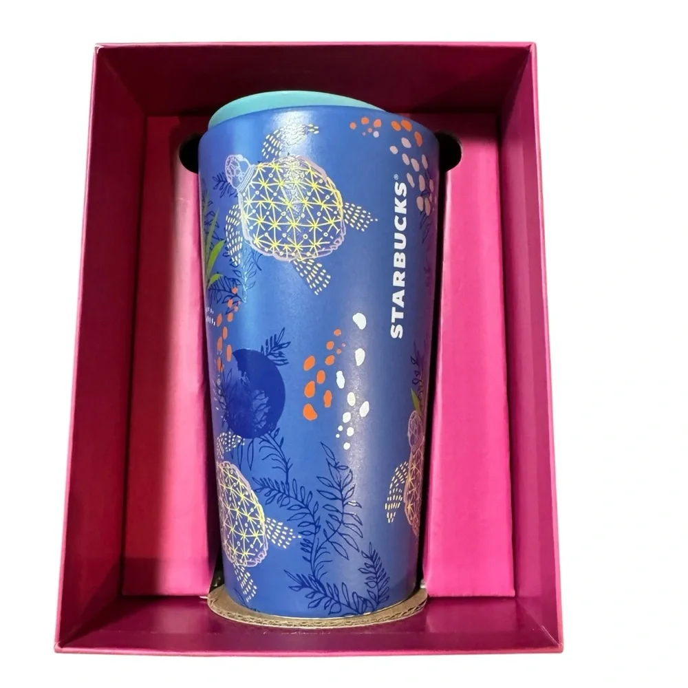 Starbucks Hawaii Collection 2021 12 Oz Ceramic Mug New in Box - Picture 2 of 9